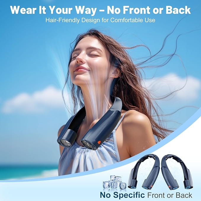 Slientspin AI Portable Neck Fan