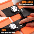Saker Contour Gauge Profile Tool-Unlimited Connection Precisely Copy Irregular (2PCS)