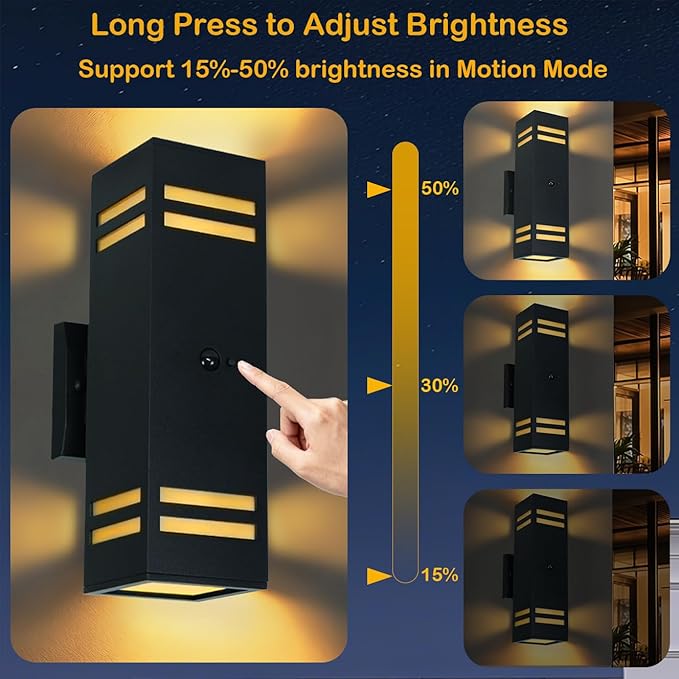 iYogaled Motion Sensor Outdoor Light