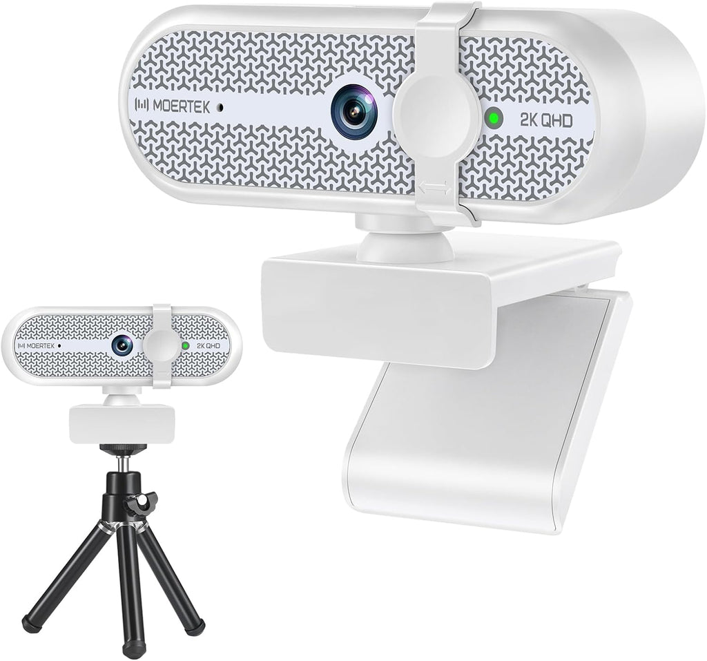 MOERTEK 2K Webcam for PC, Webcam