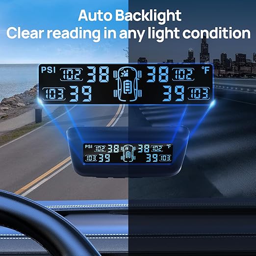 Masoll Tire Pressure Monitoring System, RV/Trailler TPMS
