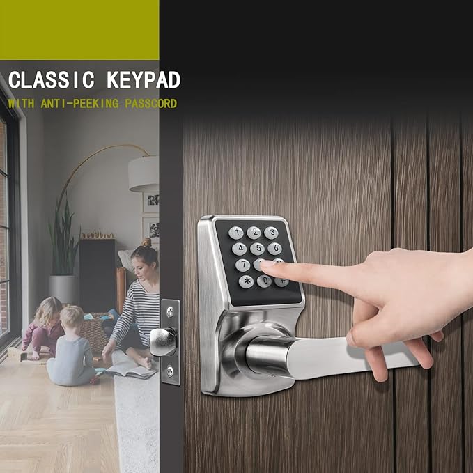 BAOLONG Keyless Entry Door Lock, Electronic Keypad Lock
