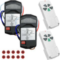 2 Pack Universal Ceiling Fan Remote Control Kits