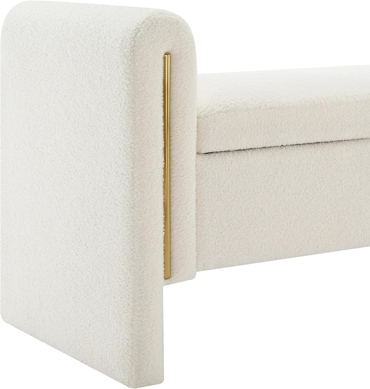 christopher knight home upholstered storage ottoman, teddy fabric showing dimensions