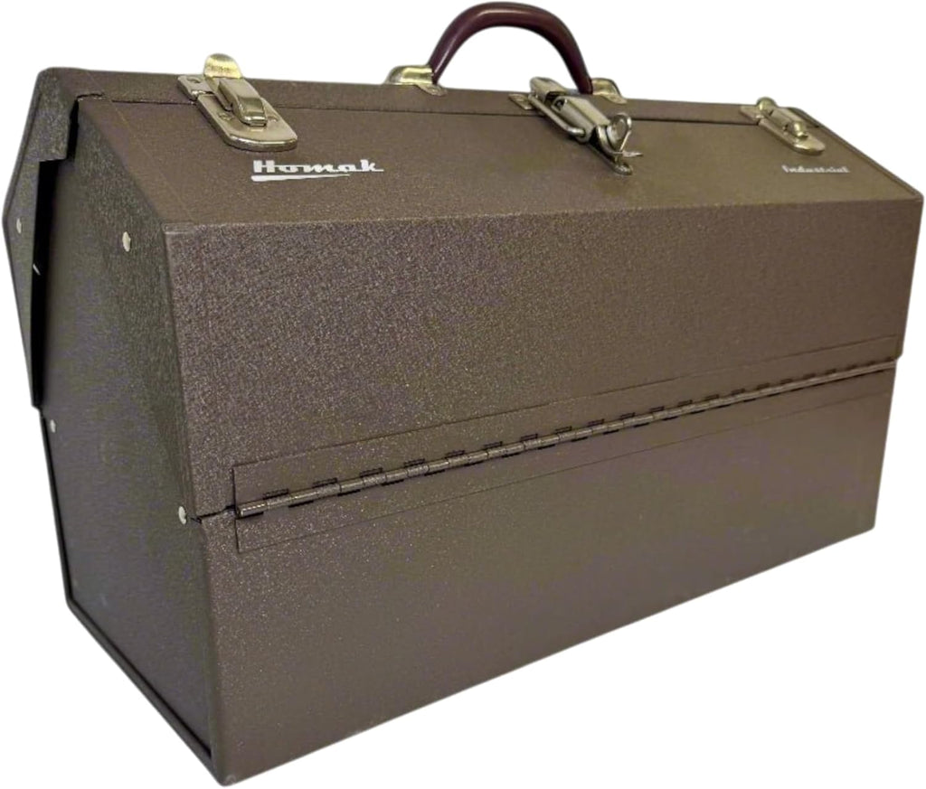 Homak Industrial 22-Inch Cantilever Steel Toolbox, Brown Winkle Powder Coat, BW00210220