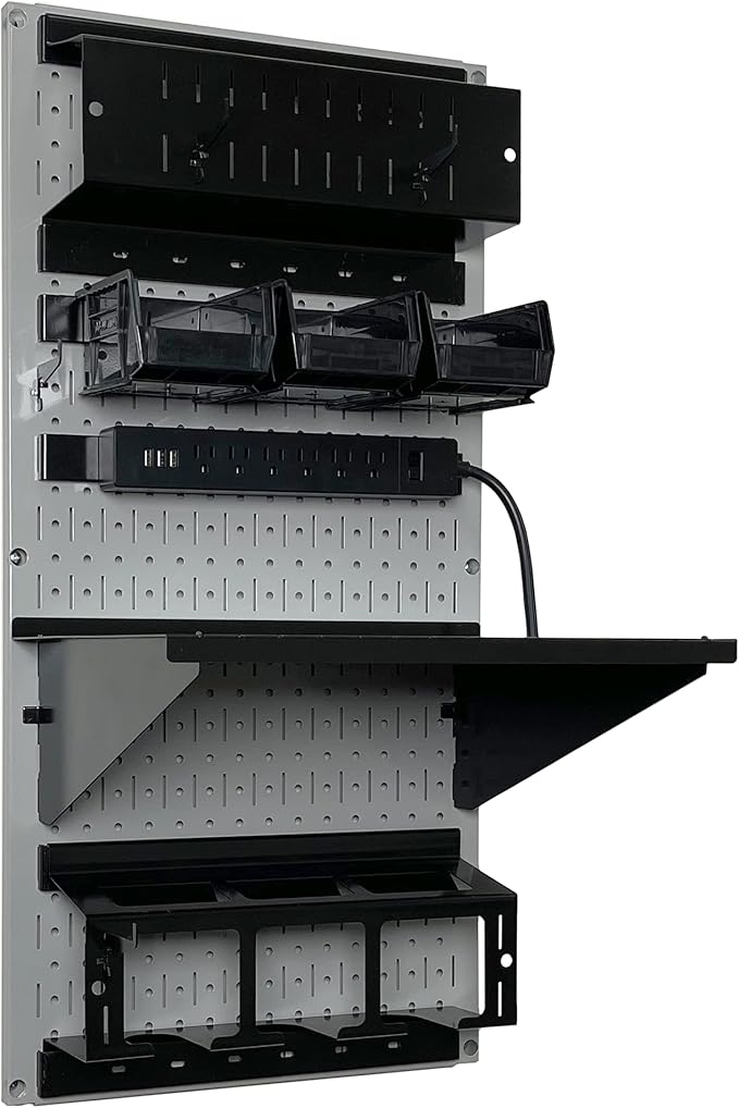 Wall Control Power Tool Storage Organizer Kit Cordless Drill Holder Charging