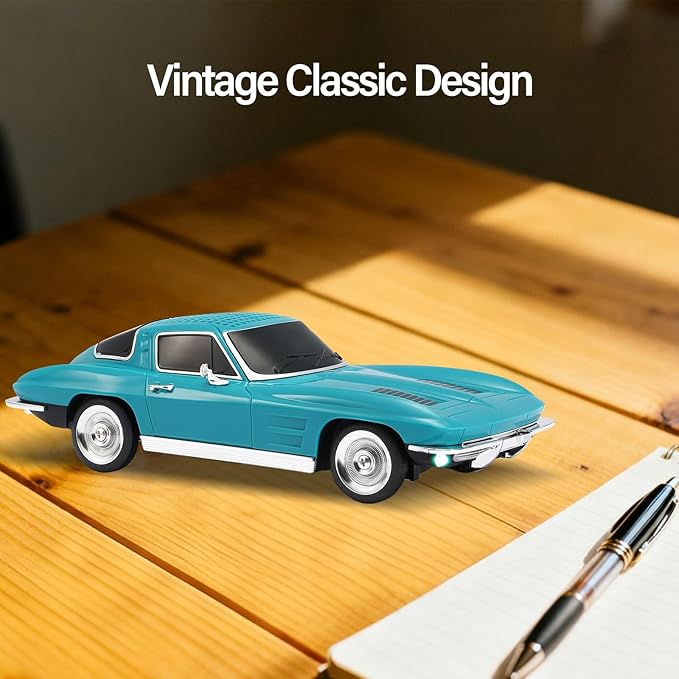 WSTER Retro American Style car Bluetooth Speaker, Portable Wireless Outdoor