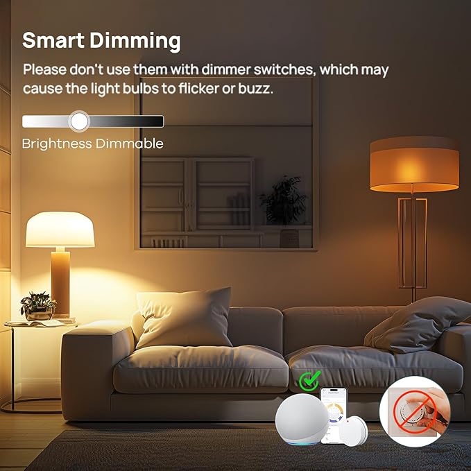 Linkind WiFi Smart Light Bulbs, Alexa Light Bulb Work
