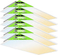 SLAclite 6 Pack 2x4 LED Flat Panel Light 50/40/35/30/25W 6500lm Adjustable