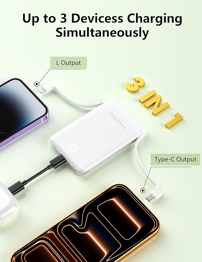 10000mAh Mini Portable Charger (2 Pack)