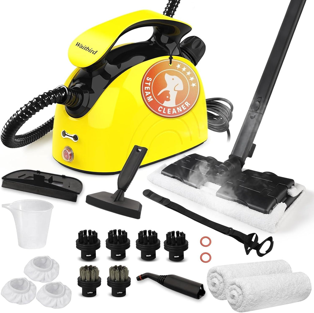 Steam cleaner, 1500w Steamer Cleaning Fast Heating Multi-Surface Steam Cleaner