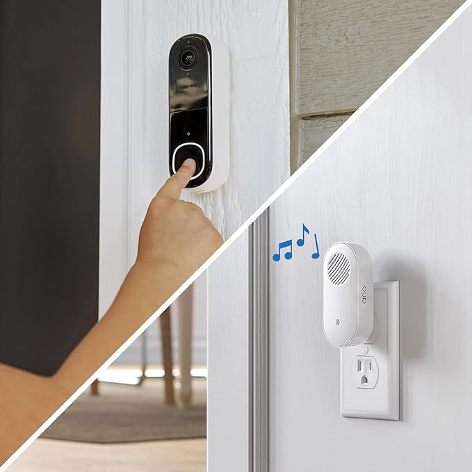 Arlo Chime 2, Built-in Siren, Audible Alerts, Customizable Melodies, Wi-Fi