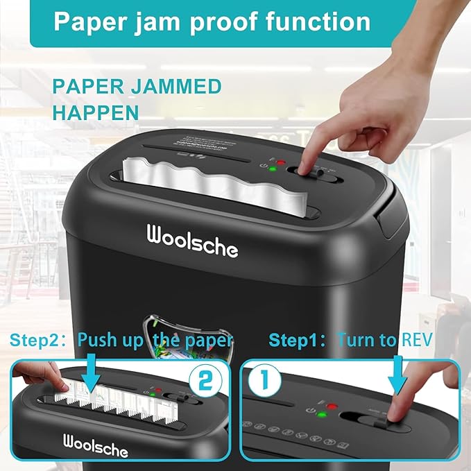 Home Office Paper Shredder, 14-Sheet Cross Cut