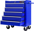 5 Drawers Rolling Tool Chest on Wheels, Multifunctional Tool Cart Tool Storage, Drawers Rolling Tool Trolley Organizer Tool Case for Garage,Warehouse,Workshop,Repair Shop (5 Drawers-Blue)