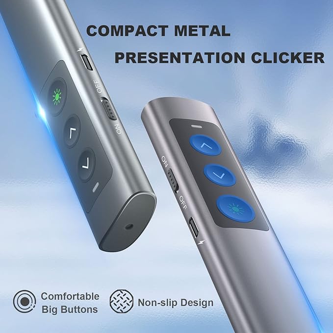 Rechargeable Green Laser Pointer Presentation Clicker