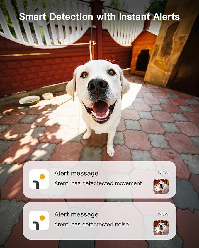 ARENTI 5G Indoor Security Camera 2 Pack, 4MP Pet Camera