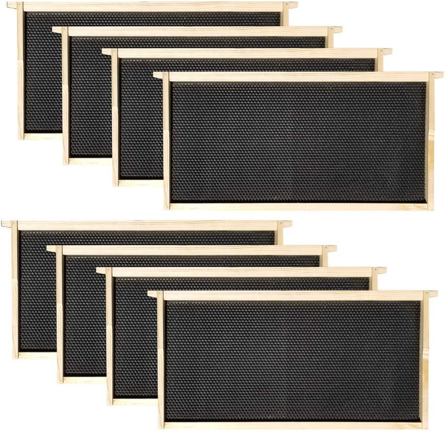 hoover hives wax-coated deep brood box, side view