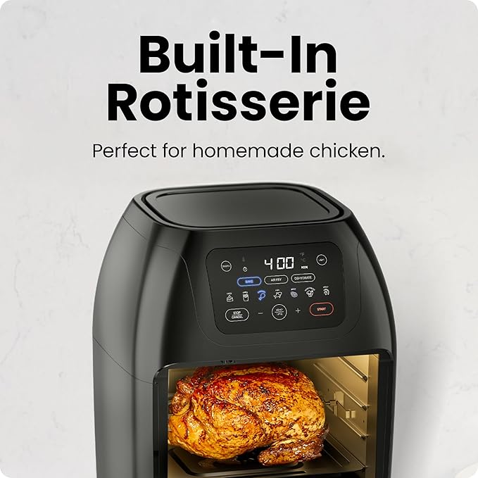 CHEFMAN Multifunctional Digital Air Fryer+ Rotisserie, Dehydrator, Convection