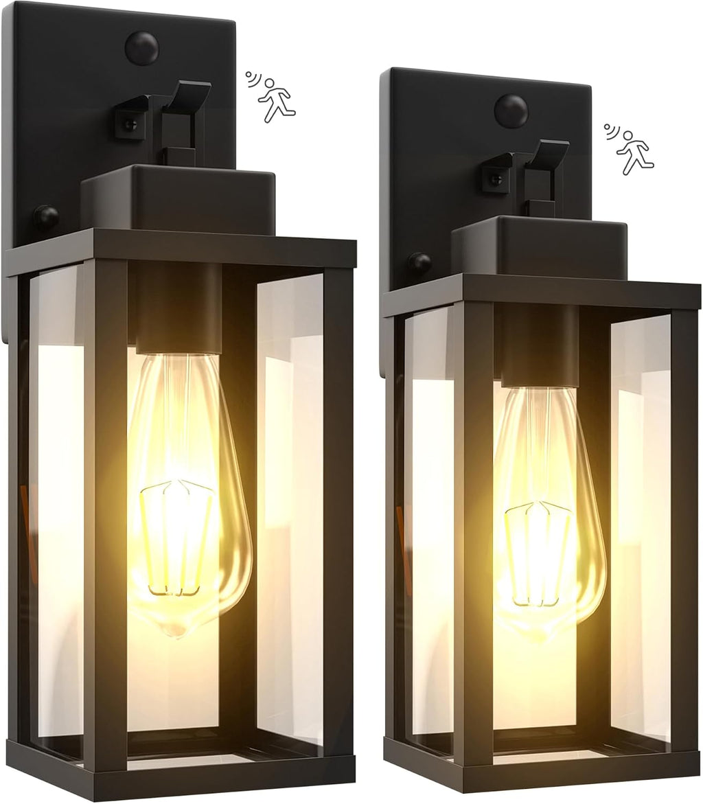 Kainozoic Motion Sensor Dawn to Dusk Outdoor Sensor Light Fixture Anti-Rust (2 Pack)