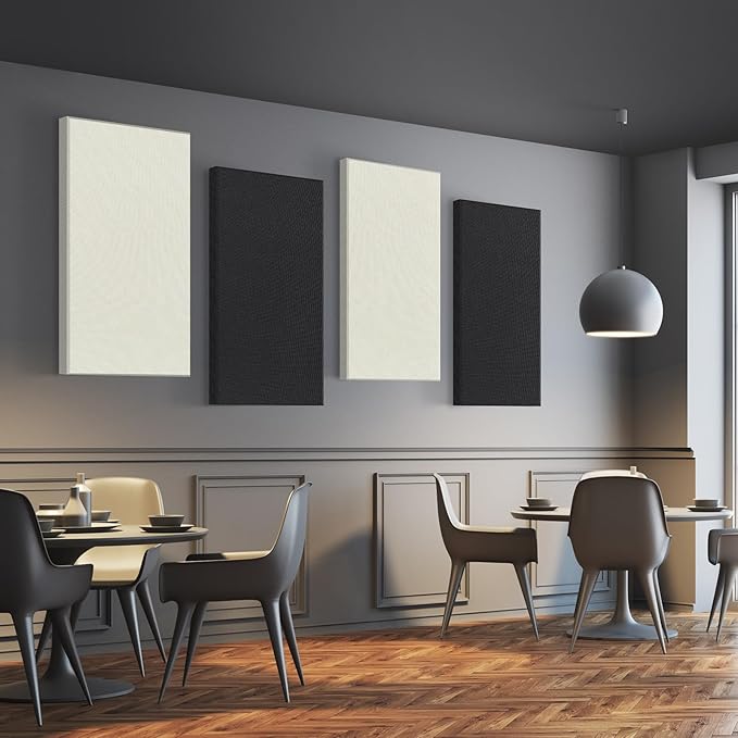UMIACOUSTICS 2 PCS Acoustic Panel, 47.2" x 23.6" x 2" Fiberglass Sound Proof