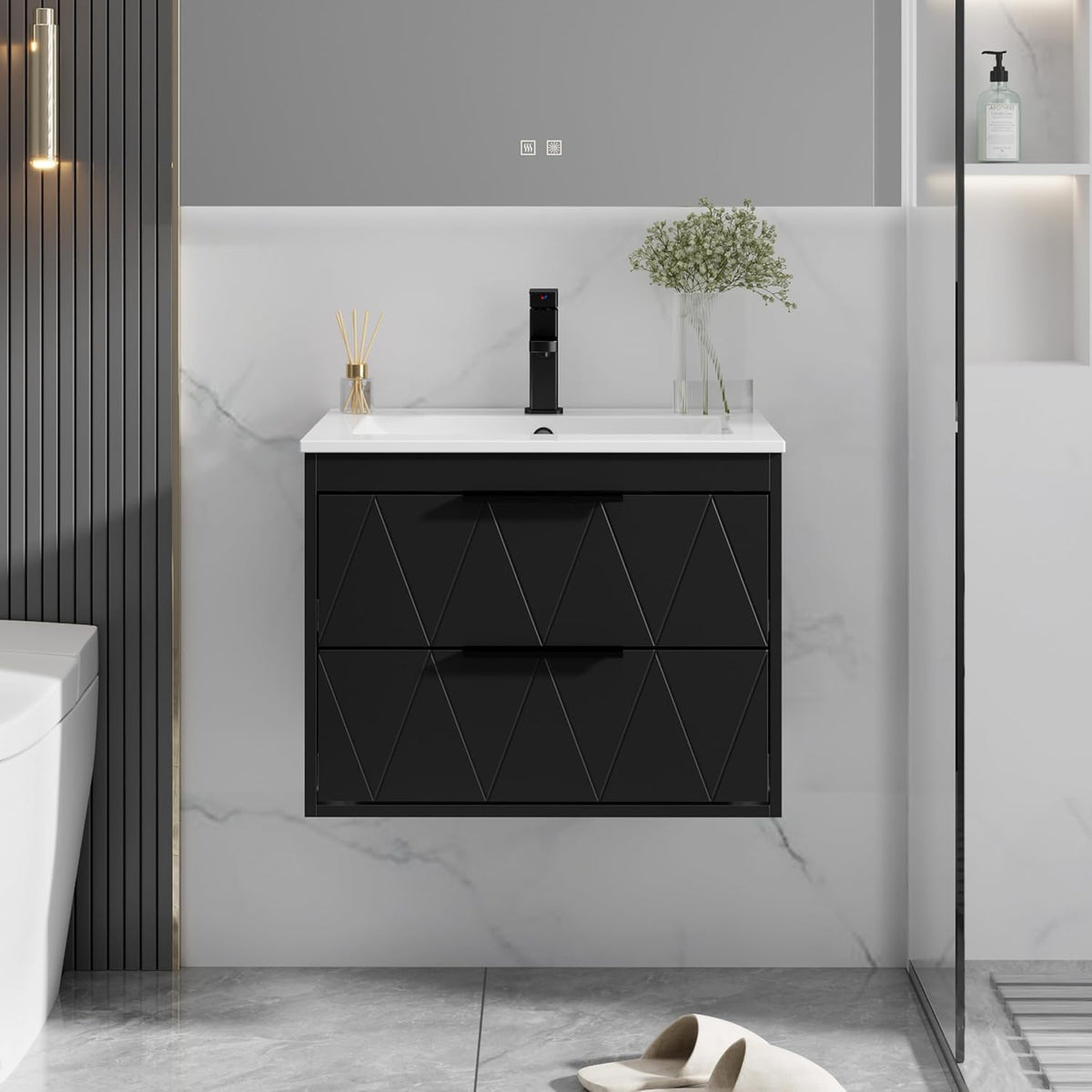 eclife 24" Bathroom Vanities Cabinet