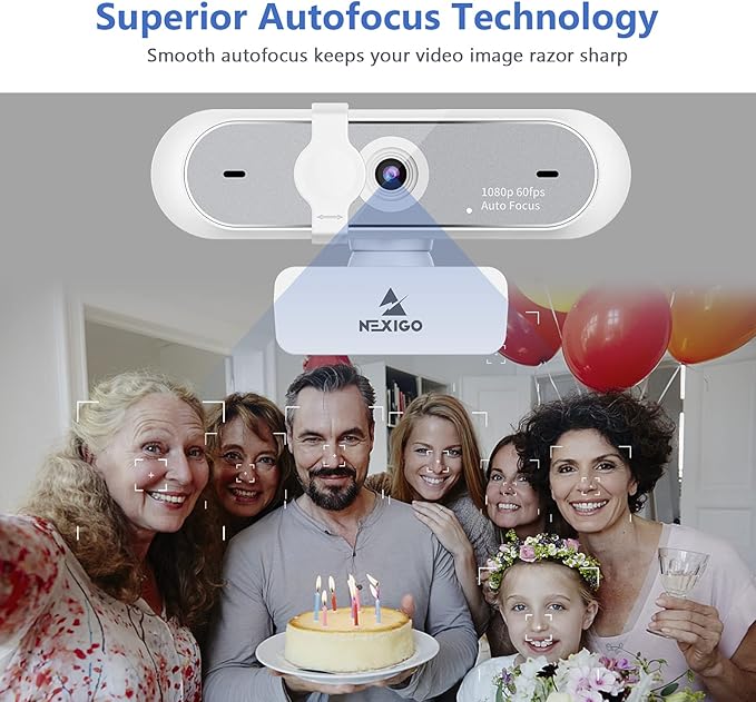 NexiGo N660P 1080P 60FPS Webcam