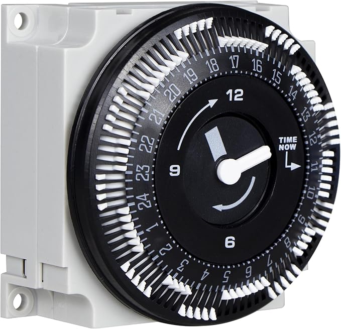 KERDE TJ01-G 24-Hour Merchnicl Timer 120V, DIY 15 Minutes on/Off Switch