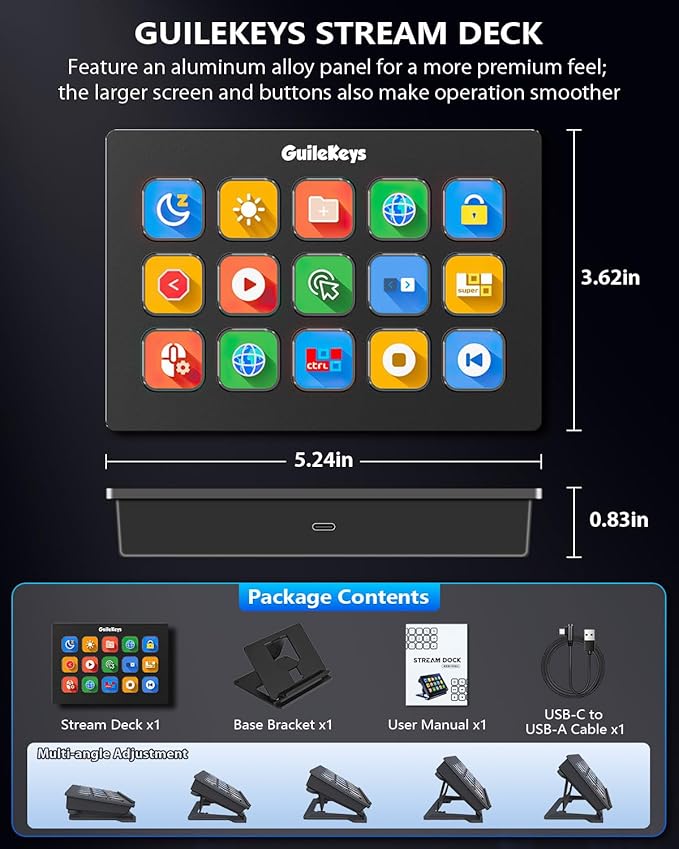 GuileKeys Stream Controller, Stream Deck