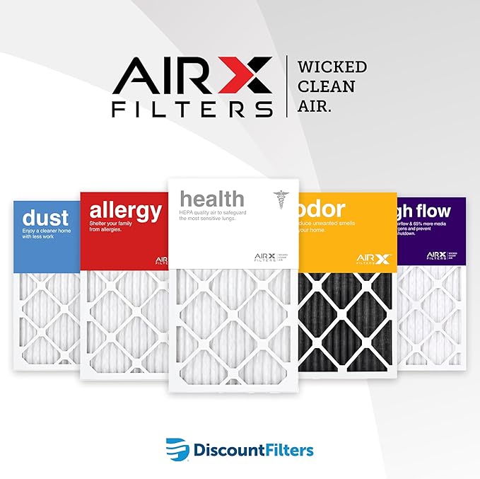 20x25x1 Air Filter by AIRx Filters MERV 11 Pleated Furnace Filter HVAC AC (6 Pack)