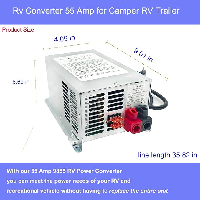 WF-9855 55 Amp Power Converter, Rv Power Converter