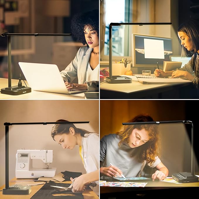 Moremili Adjustable LED Desk Lamp