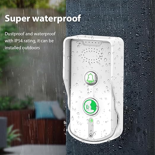 Swokely Rechargeable Wireless Intercom Unit, 2-Way Talking, 500 Meter Talking (2 Pcs)