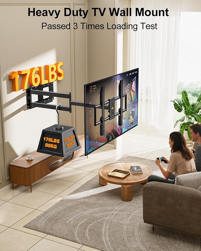 FORGING MOUNT Long Arm Full Motion TV Wall Mount