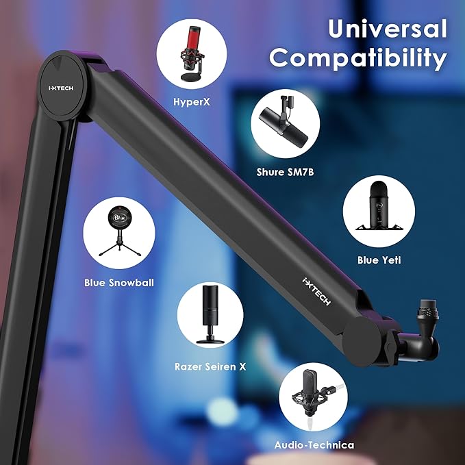 IXTECH Premium Microphone Boom Arm