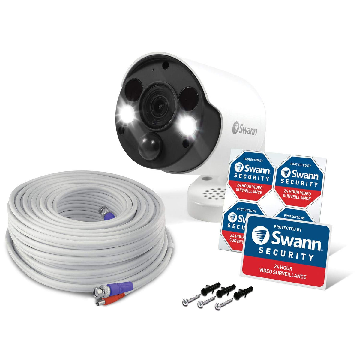 swann 5mp thermal sensing spotlight bullet security camera, view 9