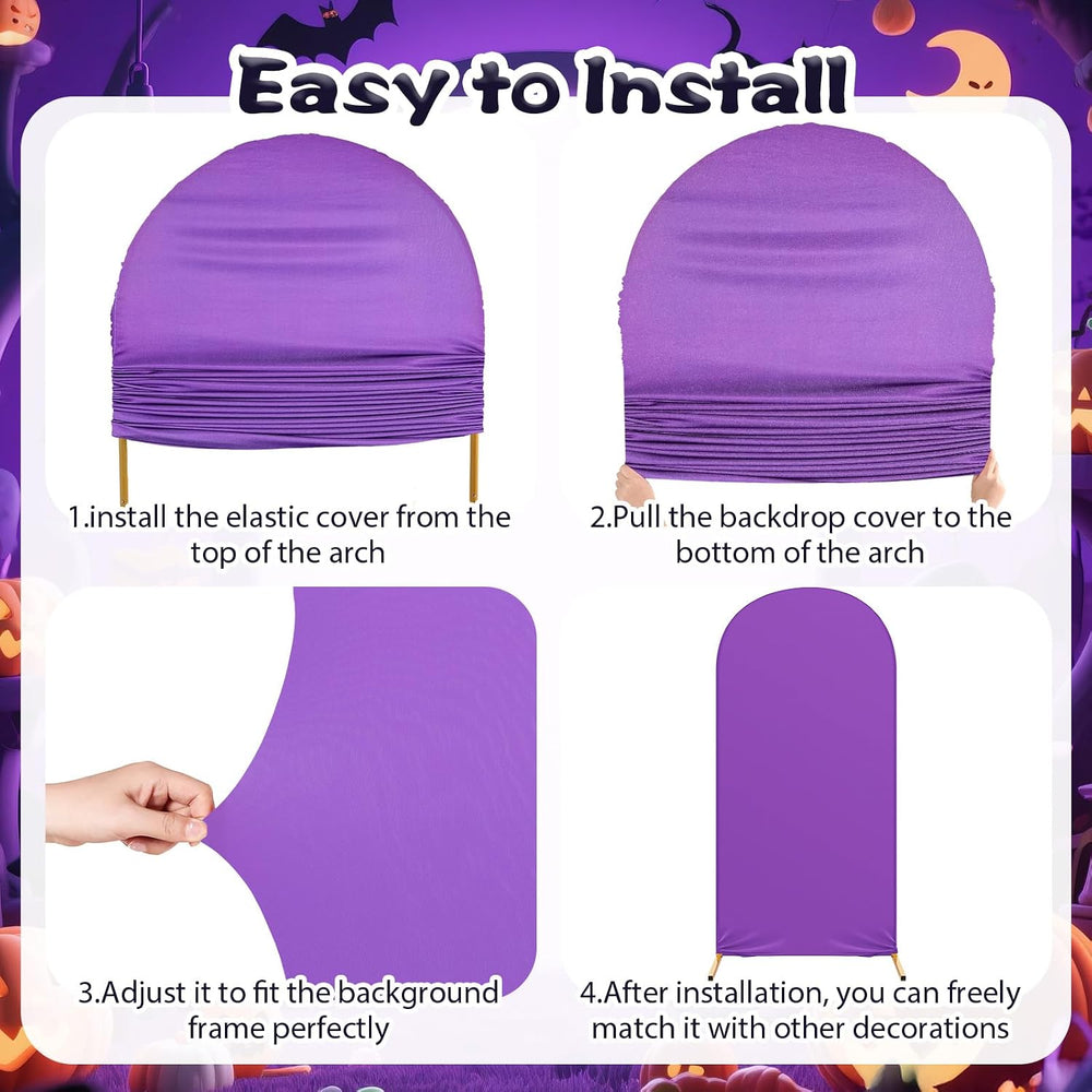 Tingjoo Halloween Theme Party Arch Covers Decoration, Set of 3