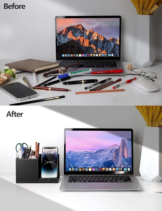 Desk Supplies Organizer, Desktop Stationery Organizer, Home Office Supply