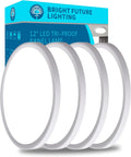 4pack 12 Inch Flush Mount Ceiling Light, 24w Led Ceiling Light,