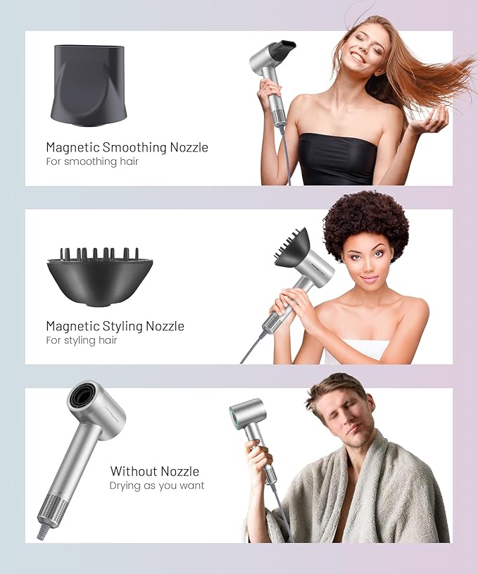 Cosy Companions High-Speed Ionic Hair Dryer, 150000 RPM Brushless Motor