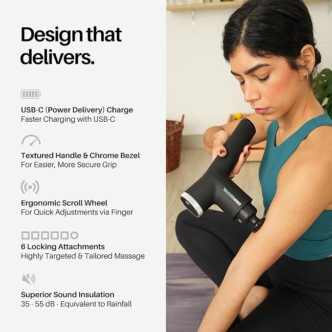 Ekrin Athletics Kestrel Massage Gun: Enhanced Precision & Comfort