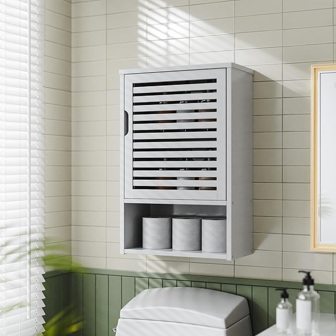 HITNET Bathroom Cabinet Over Toilet, Hanging Cupboard