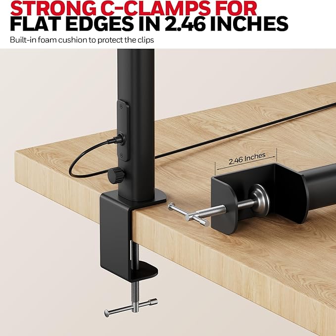 Honeywell LED Desk Lamp with Clamp