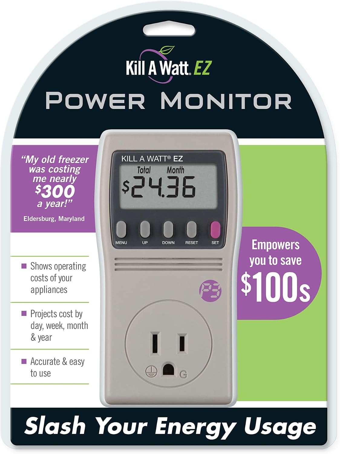 p3 2-pack international p4460 kill a watt ez showing dimensions