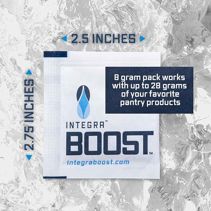 62% RH Level - 8 Gram Size - Two-Way Humidity Control Pack - Incl. Replacement (Pack of 144)