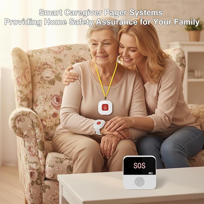 PerfeSafe Life Alert Systems for Seniors No Monthly Fee, Wi-Fi APP Control