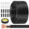 MOOKEERF 14/4 AWG Mini-Split Cable - 250FT 14 AWG 4 Conductor Control Cable