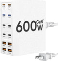 USB Charging Station, 12-Port USB C Charger Block