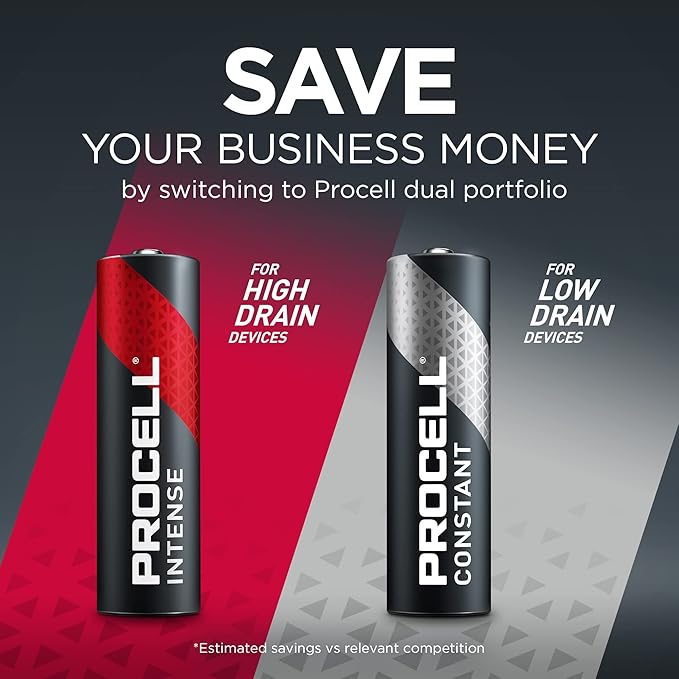 PROCELL Constant AA Long-Lasting Alkaline Batteries 10-Year Shelf Life (144-Count)