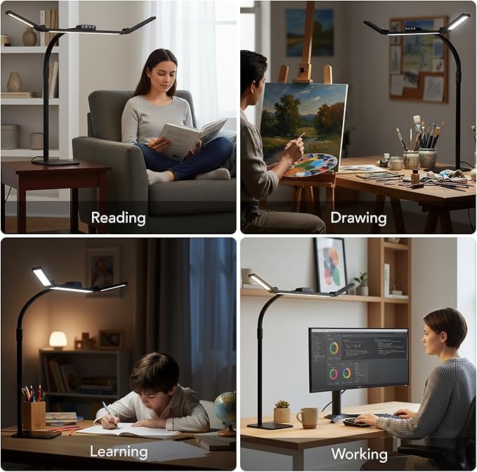 Galnolt LED Desk Lamp for Home Office