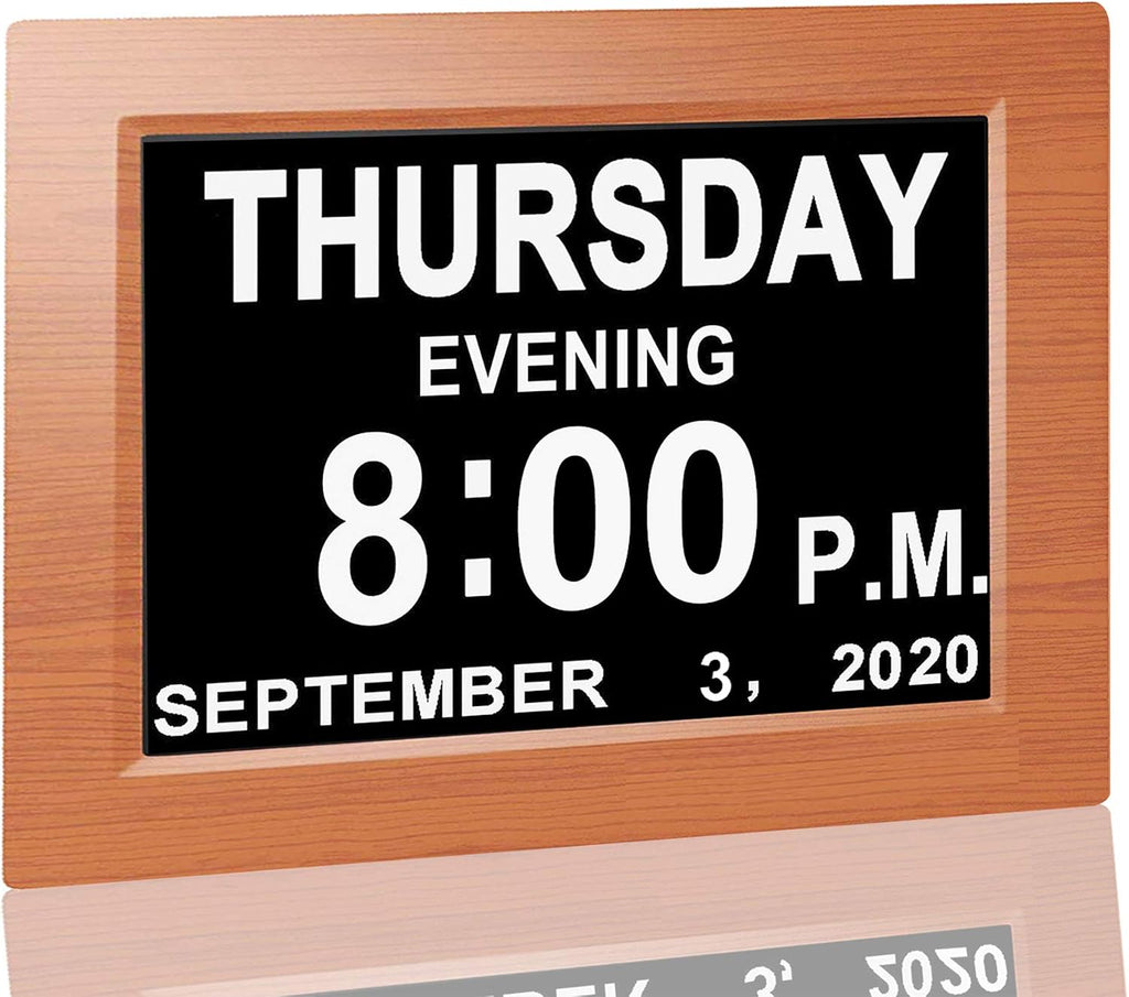 JALL 【New 2024】 Digital Calendar Alarm Day Clock -